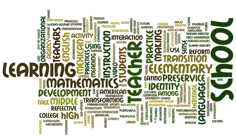 Word cloud of EDS Teaching & Learning Ed.D. dissertation titles